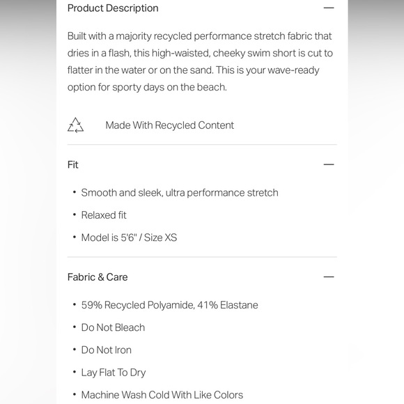 VUORI Dune Shorty Swim Shorts NWOT - Picture 9 of 9